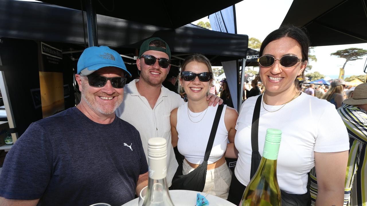 Dean and Ben McCluskey, Alyssa Parker, and Olivia McCluskey. Picture: Mike Dugdale