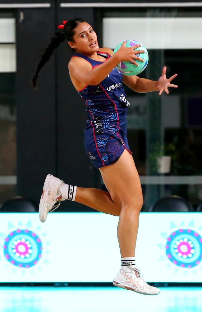 Sapphire Series netball Round 1 – Brisbane South Wildcats Vs Ipswich Jets (green) Nathan Saturday 22nd April 2023 Picture David Clark