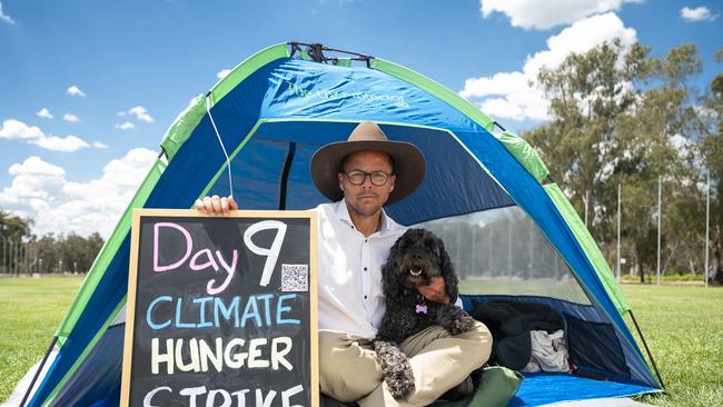 Mr Andrews was taken to hospital after going 17 days without food. Picture: NCA NewsWire / Martin Ollman