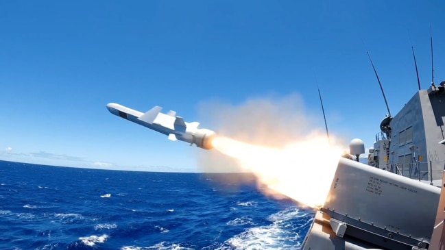 Naval strike missile successful firing