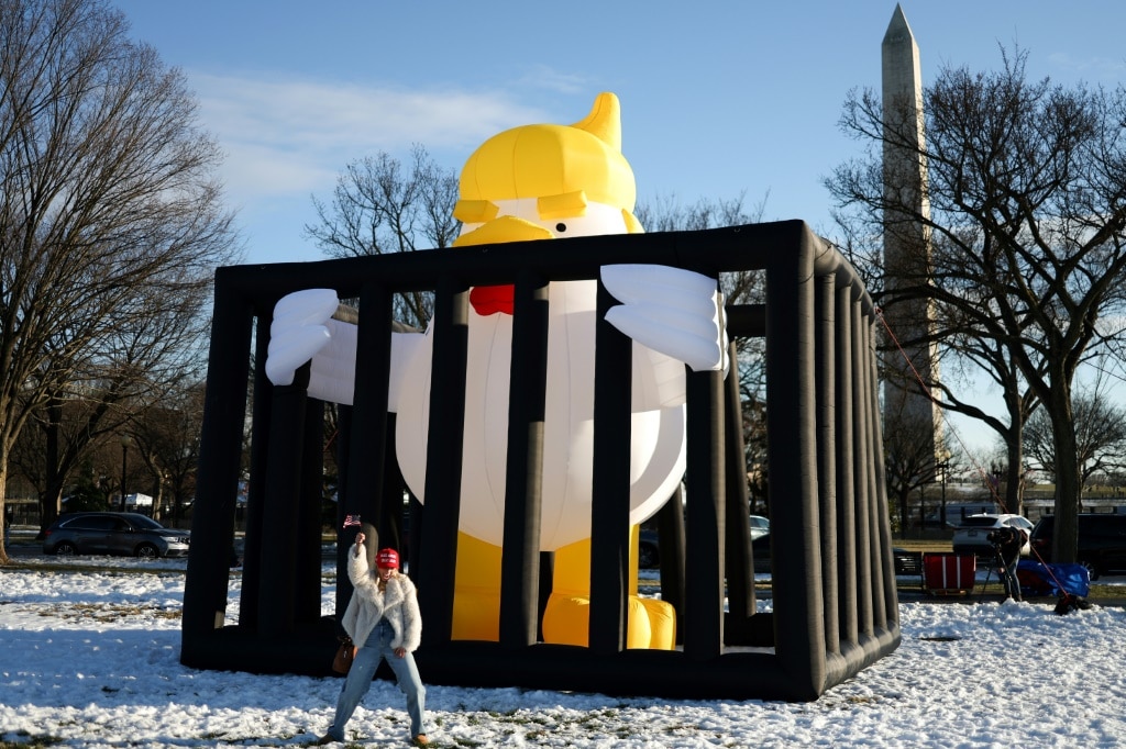 Trump arrives in Washington ahead of Monday’s inauguration