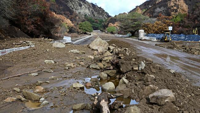 The aftermath of a storm in the Pacific Palisades neighborhood of Los Angeles, California. Picture: Agustin Paullier / AFP