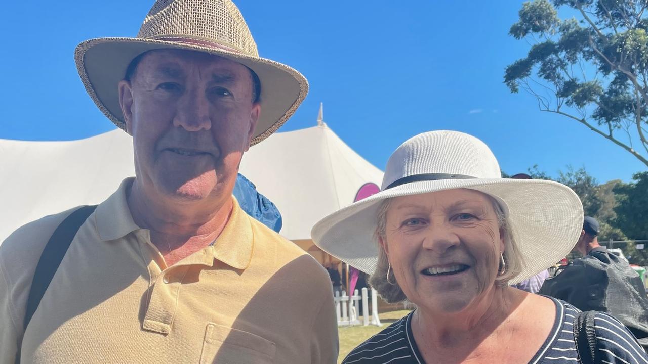 Ross and Connie Campbell at the Noosa Alive festival on Sunday July 30, 2023.