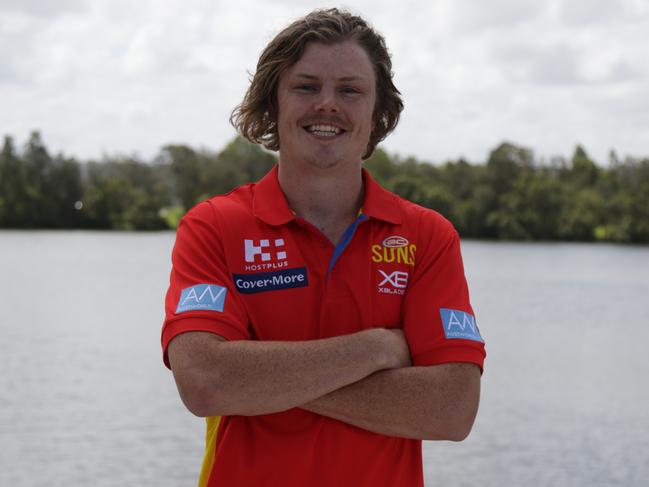 Gold Coast Suns rookie recruit Nick Holman.