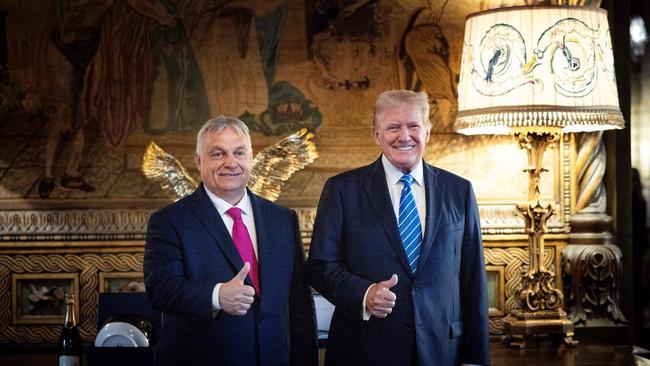 Orbán is known to be a big supporter of Trump. Picture: Zoltan Fischer/AFP