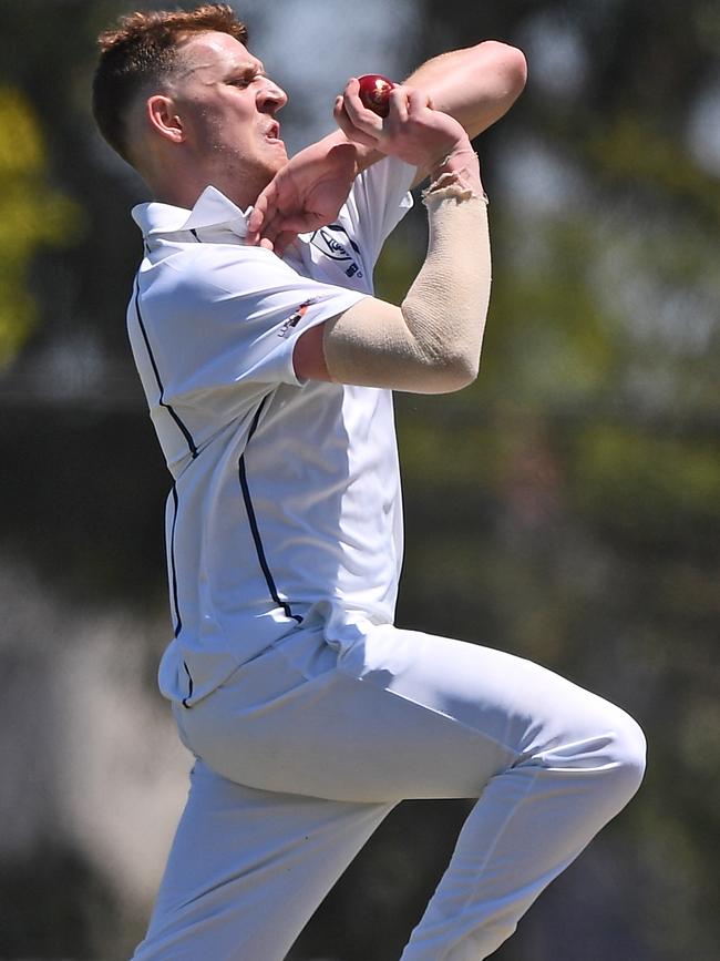 Joshua Docking in action for Aberfeldie. Picture: Julian Smith