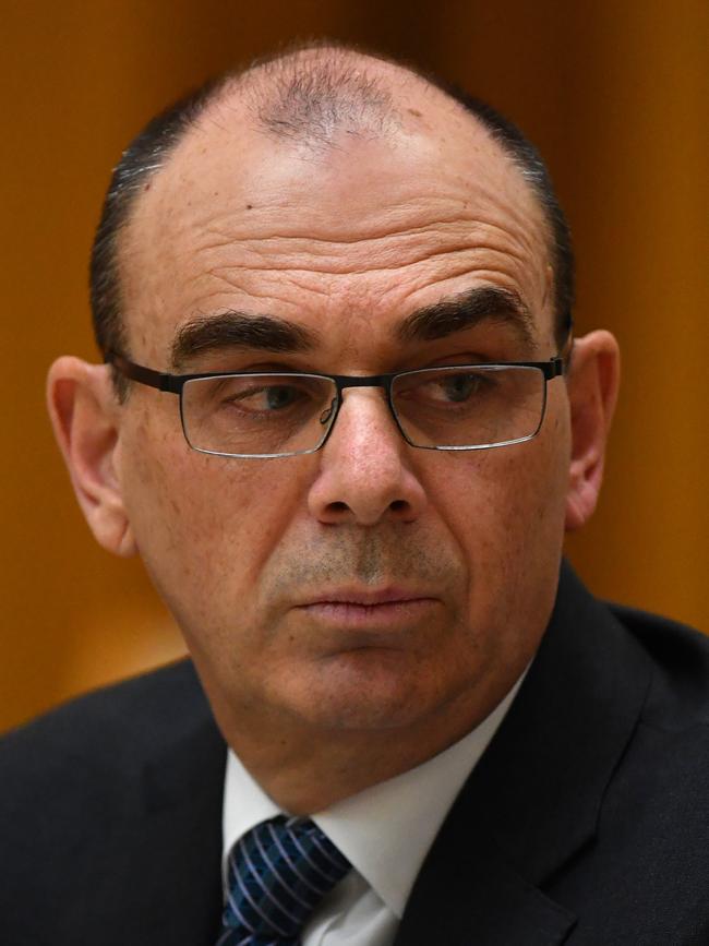 APRA chairman Wayne Byres. Picture: AAP Image