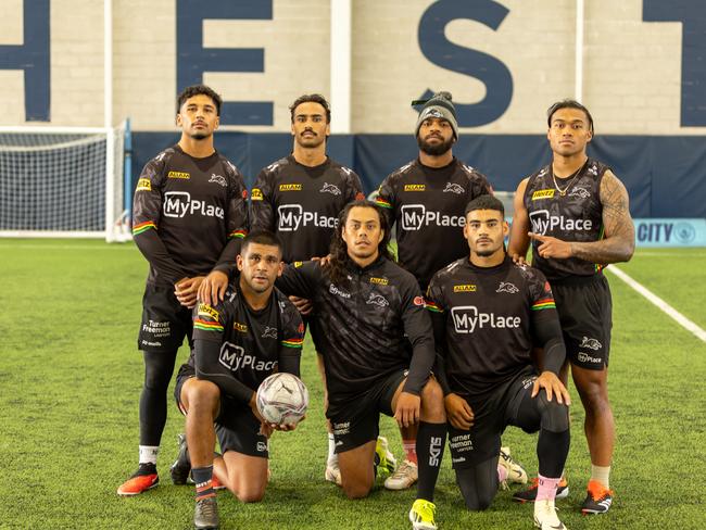 Penrith stars trained at Manchester City's training facilities. Credit: Supplied.