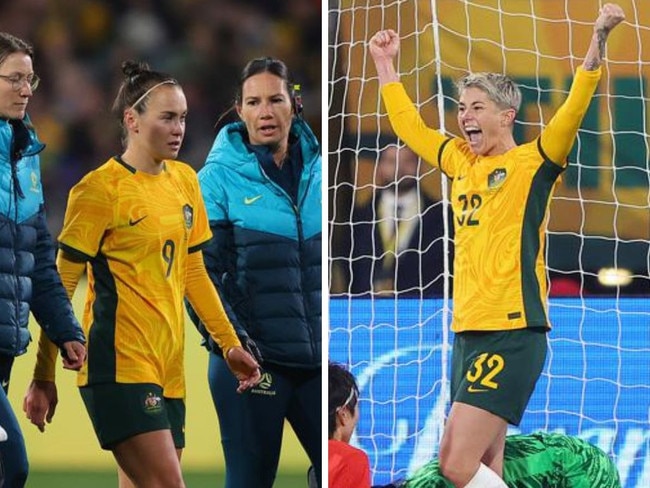 Injury-hit Matildas snare late equaliser. Photos: Getty Images