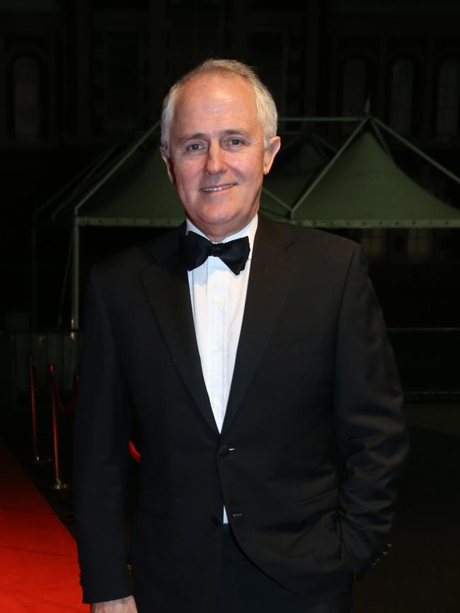 Malcolm Turnbull unleashed a foul mouthed attack on his then-leader, following the glamour event. Picture: Jane Dempster