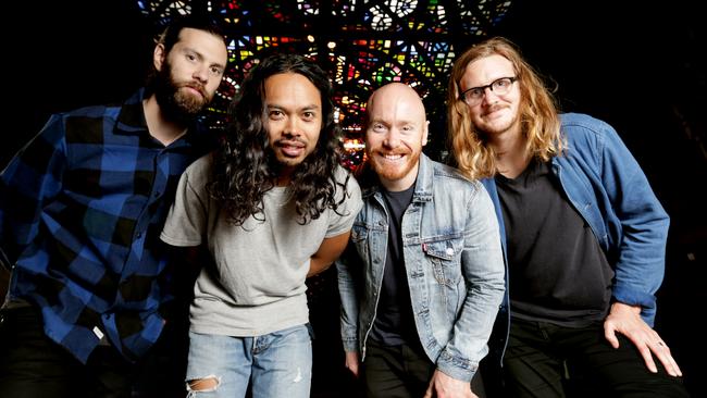 The Temper Trap will perform at Norwood Food and Wine Festival next month.. Picture: Nicole Cleary