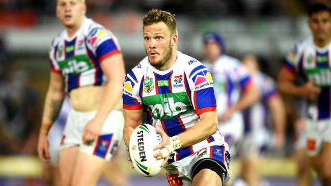 Nathan ROSS. NRL; North Queensland Cowboys Vs Newcastle Knights at 1300 Smiles Stadium. Picture: Alix Sweeney