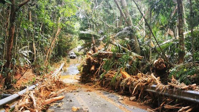 Isolated Cape Tribulation residents have started the mammoth task of cleaning up their community without the assistance of the Australian Defence Force.