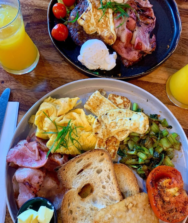 Diane shares her food but not her face on Instagram. Picture: Instagram @imhungrymax