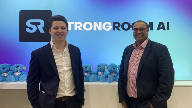 Strongroom AI CEO Max Mito CEO and director Divesh Sanghvi.