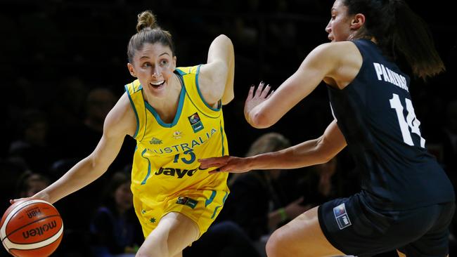 The Australian womens basketball team will take on a men 