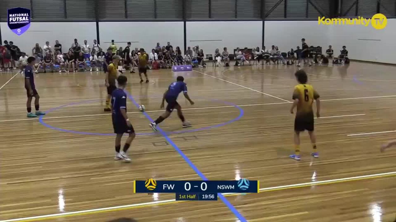 Replay: Football West v Football NSW Metro (U15 Boys) -  2025 National Futsal Championships Day 3