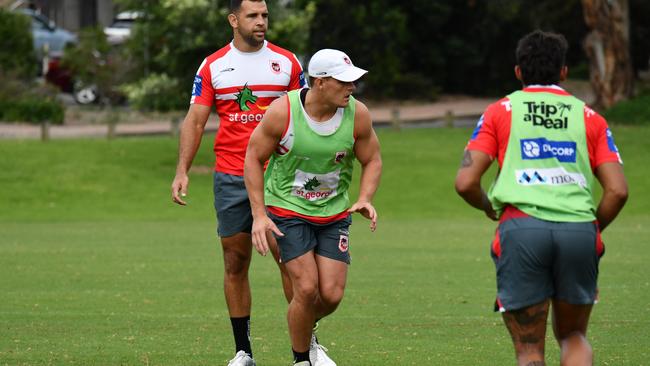 St George Illawarra's Jackson Ford at Dragons training. Credit: Dragons Digital