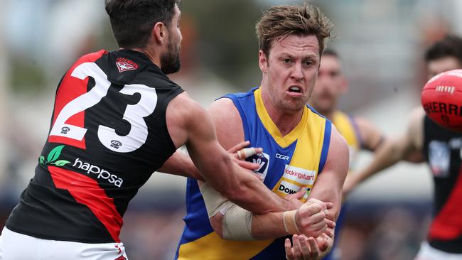 Nick Meese will be causing headaches for rival big men in the EDFL in 2021. Picture: Michael Klein