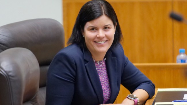 Natasha Fyles has been selected as the next Chief Minister of the Northern Territory after Michael Gunner resigned on Tuesday. Picture: Amanda Parkinson