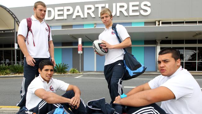 Fogarty, bottom left, was picked for the Australian Schoolboys in 2011.