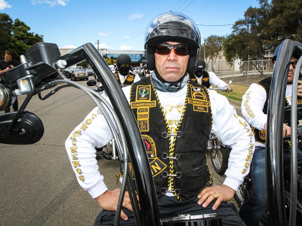 Jay Malkoun, a former president of the Comanchero, is on the list.