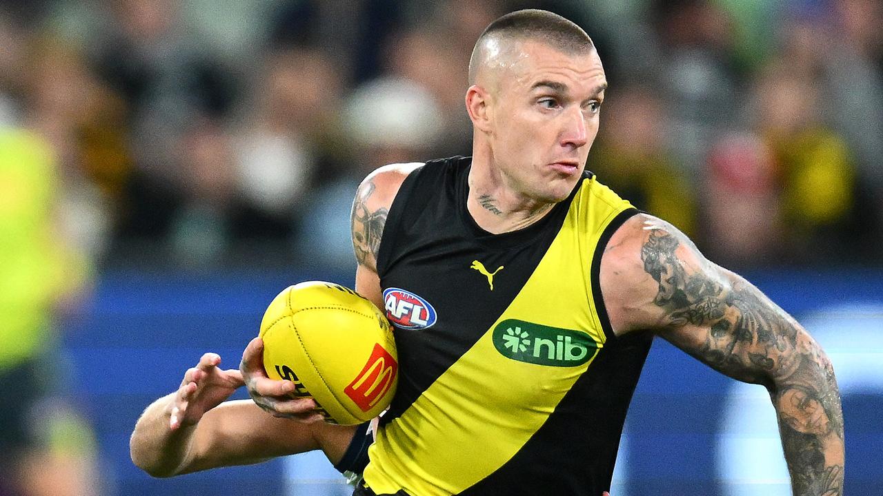 Dustin Martin and the Tigers have found form at the right time. Picture: Quinn Rooney/Getty Images