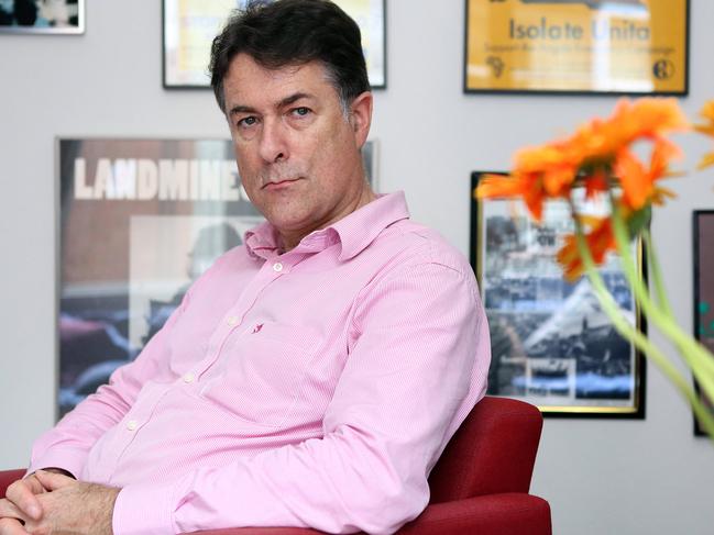 Jake Lynch, the head of Sydney University’s controversial Centre for Peace and Conflict Studies. Picture: James Croucher