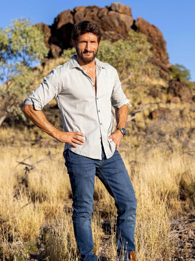 Survivor Australia and host Jonathan LaPaglia are back in Queensland for Blood v Water. Picture: Nigel Wright.