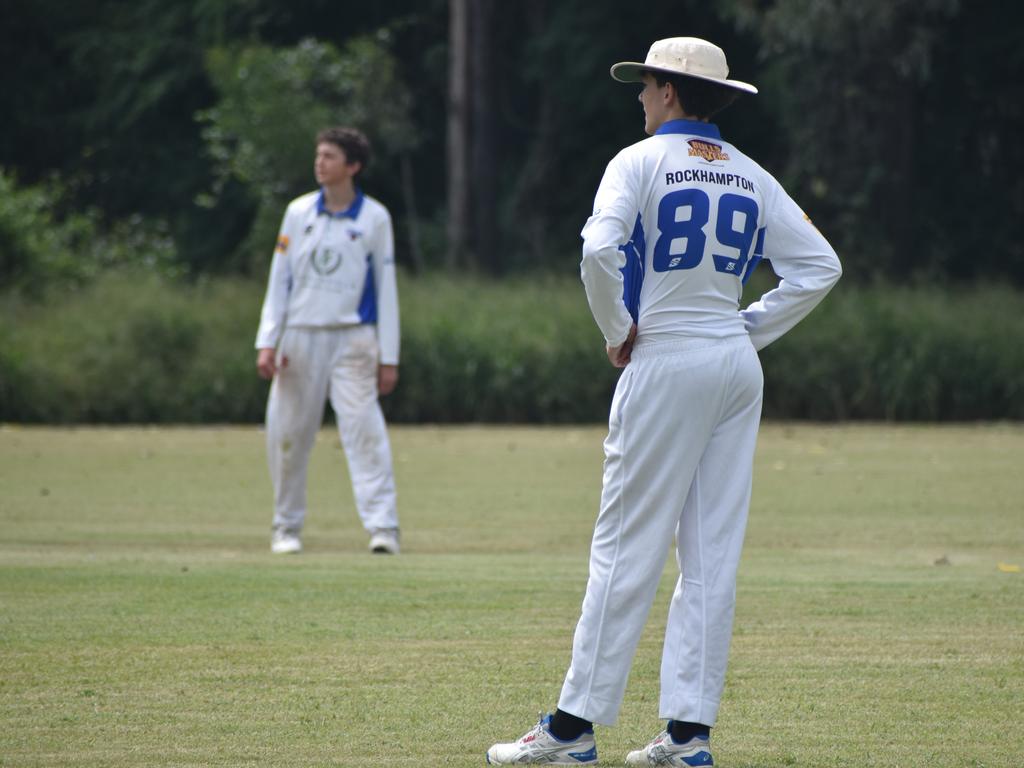 Central Queensland Intercity Cricket, under-16, Rockhampton under-15 versus Gladstone under-16, Rockhampton Cricket Grounds, on February 22, 2025.
