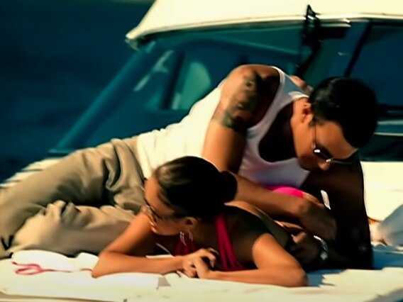 Affleck then starred in the music video for Lopez’s number one hit Jenny from the Block. Picture: Youtube