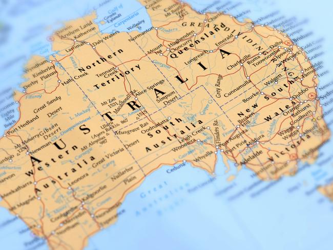 Map of Australia. Istock