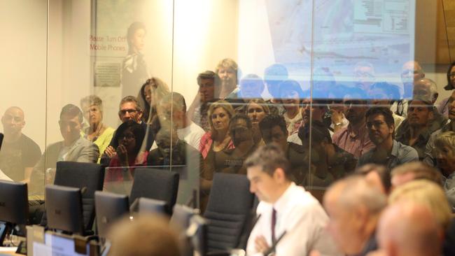 The public gallery behind a glass wall. Picture: Richard Gosling