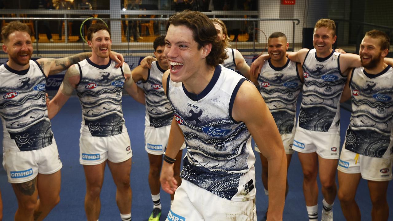 Shannon Neale has been re-signed by Geelong. Picture: Getty Images