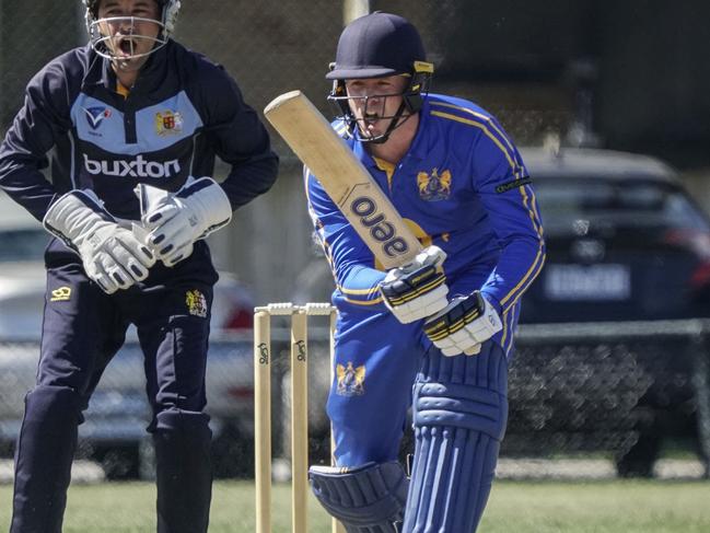 VSDCA cricket: Ormond v Brighton. Ormond batter Adam Bull. Picture: Valeriu Campan