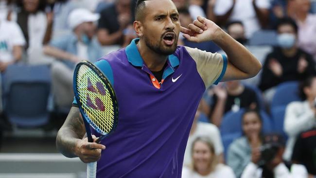 The crowd went nuts for Nick. Photo: Getty