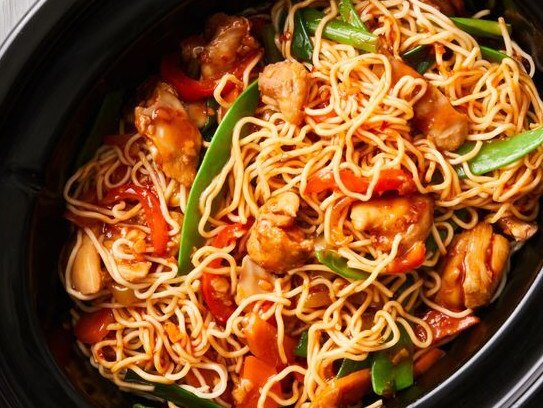 Kung pao chicken noodles. Picture: Supplied