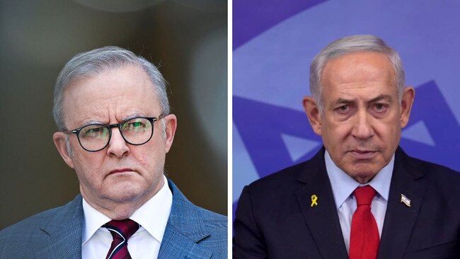 Anthony Albanese and Benjamin Netanyahu