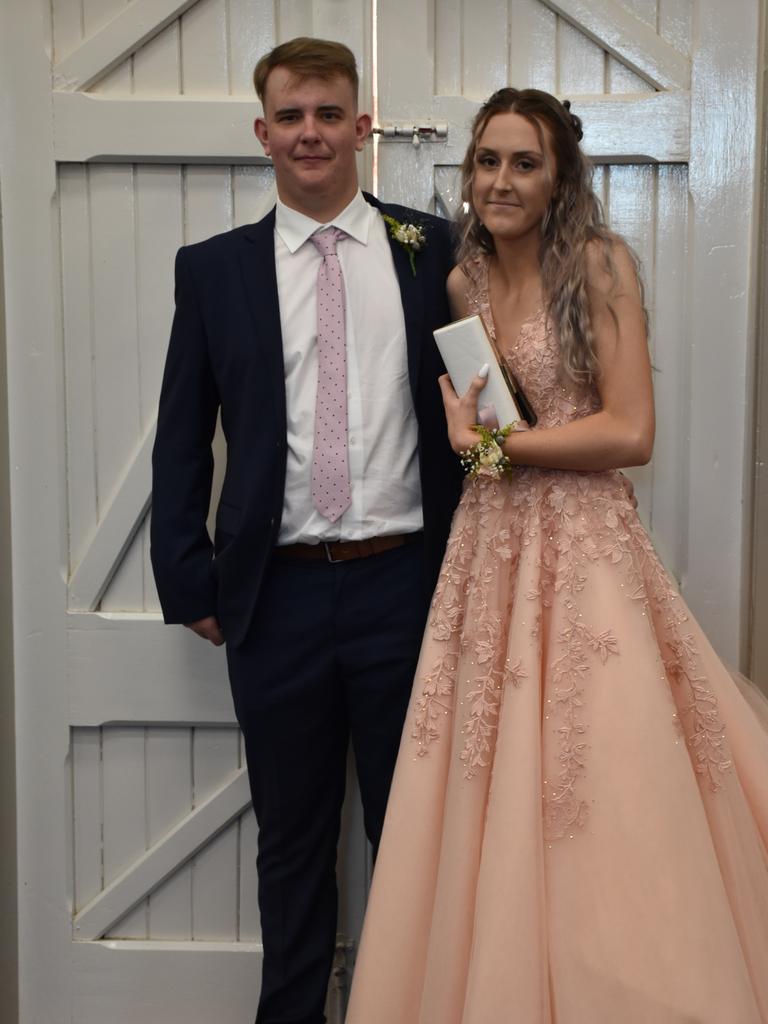 Kyle Harrison and Georgia Walker at the Assumption College formal.