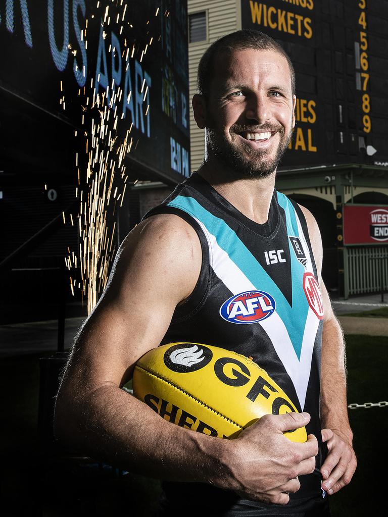 Travis Boak is set for another big year. Picture: Sarah Reed