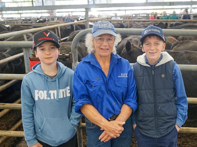 Jack, Heather and Riley Drysdale. Picture: Rachel Simmonds