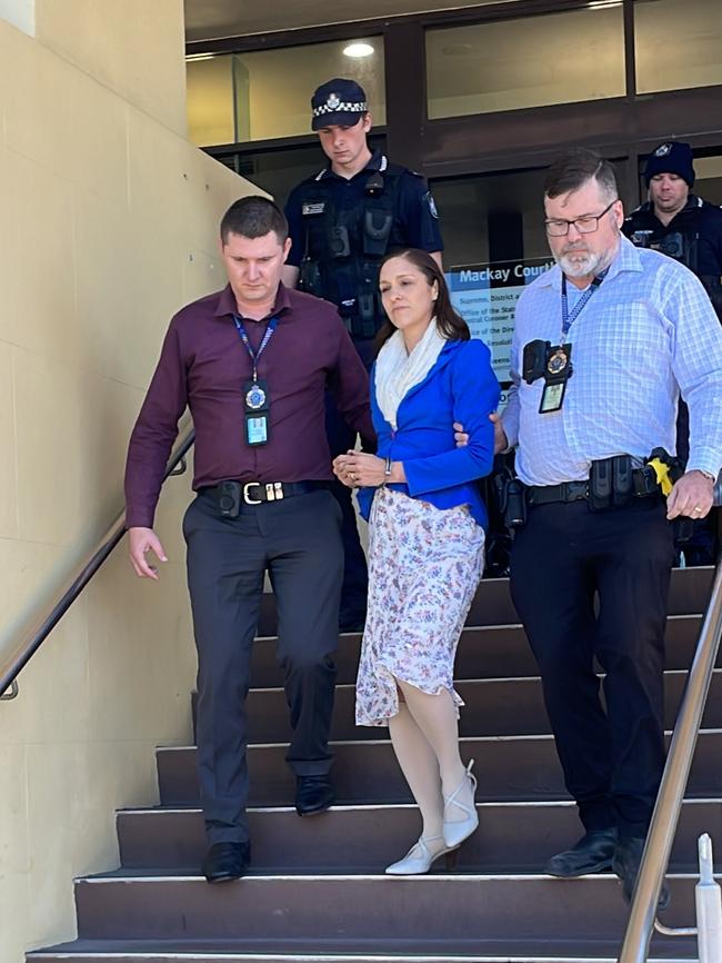 Jessica Blinda Polsoni, who is charged with murder over the death of her 14-month-old daughter Diana Hanbury in 2022, has been rearrested and her bail has been revoked. Picture: Zoe Devenport