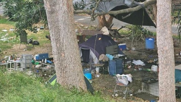 Woody Point - Moreton Bay locals are outraged that the park has been trashed.