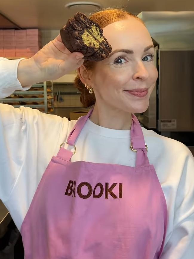 Brooke Bellamy is under fire for allegedly copying recipes in her Bake With Brooki cookbook, which she denies. Picture: Instagram