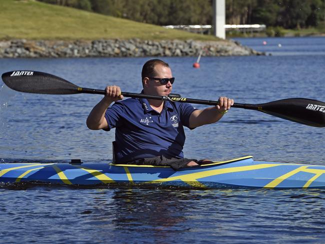 Sieders in action. Picture: Australian Paralympic Committee.