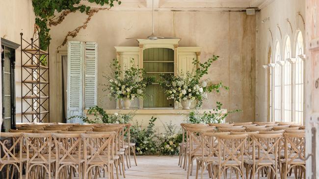 The Orangerie at Kingsbrook Estate. Picture: In The Mood for Love Photography