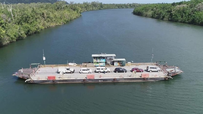 The Daintree Ferry.