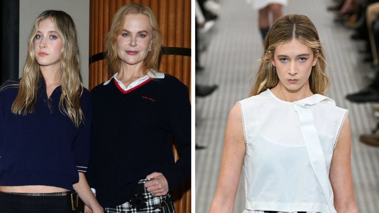 Nicole Kidman’s daughter, 16, makes runway debut