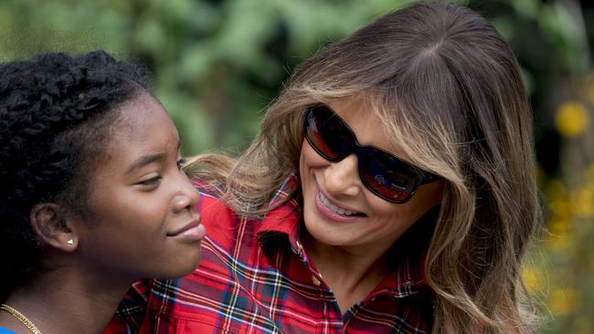 US First Lady Melania Trump. Picture: Andrew Harnik/AP