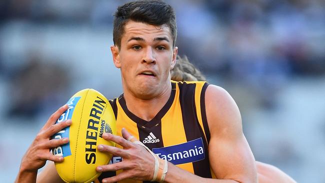 Ryan Burton’s move to defence last season was unexpected. Picture: Getty Images